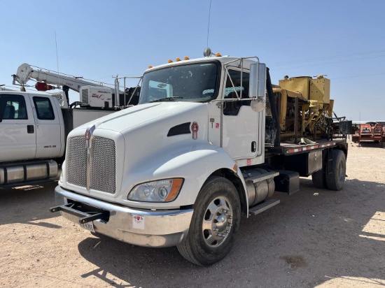 TEXOMA FOUNDATION DRILL RIG MTD. ON 2013 KENWORTH