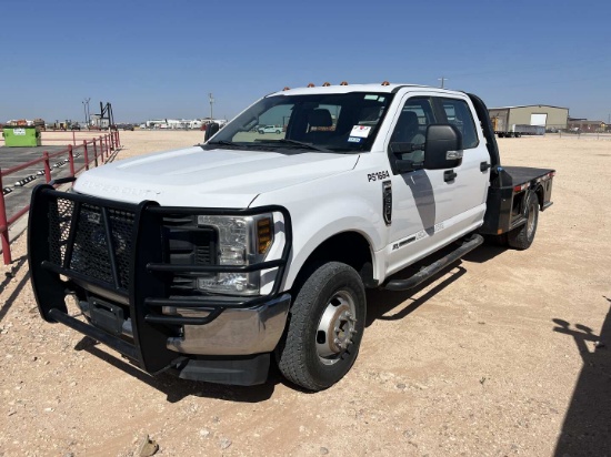 2018 FORD F350 XL 4WD FLATBED DUALLY