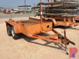 SHOPBUILT 8'X 5'T/A BUMPER PULL TRAILER