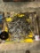 PALLET OF VARIOUS SIZE BOX END WRENCHES, BUCKET OF SOCKETS