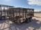 SHOPBUILT 16' X 7' T/A BUMPER PULL TRASH TRAILER