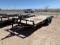 SHOPBUILT 18 X 7 T/A BUMPER PULL TRAILER