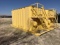 13'L X 8'W X 8'H CCRIMPED STEEL TANK, V-BOTTOM, SKIDDED