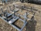 3 - 9 VALVE  MANIFOLD STANDS, 2 - SINGLE BARREL PLUG CATCHERS