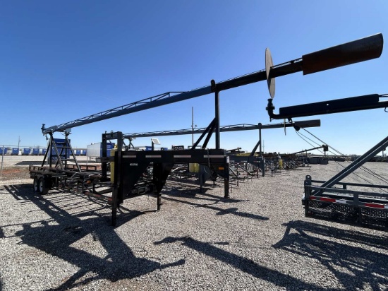 7" X 50' FLARE STACK MTD ON 2013 WELDERS PRIDE MFG 30â€™ T/A GOOSENECK TRAILER