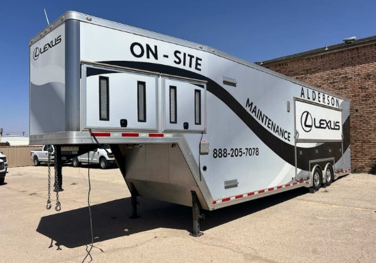 2017 38' PORTABLE MAINTENANCE SHOP TRAILER