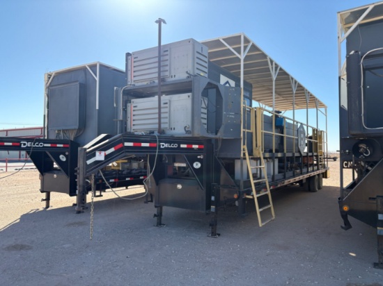 MIXWAGON PORTABLE CHEMICAL MIXING PLANT MTD ON T/A GOOSENECK TRAILER