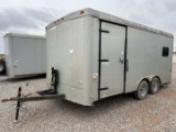 2012 CARGO CRAFT ,INC. 16' X 8' T/A COMMAND CENTER TRAILER
