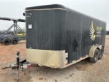 2013 SHARP MFG 16' X 7' ENCLOSED 3,500 PSI T/A BUMPER PULL PRESSURE WASHER TRAILER