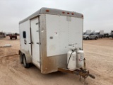 2012 CARGO CRAFT 12' X 7' T/A BUMPER PULL CREW TRAILER