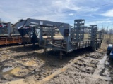 2010 TRAIL MASTER 30FT GOOSENECK  PIPE TRAILER