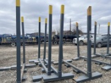 (2) 8'T WORKS STRING TUBING RACKS W/ FORK POCKETS FOR 2-3/8 & 2-7/8 TUBING