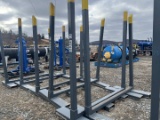 (2) 8'T WORKS STRING TUBING RACKS W/ FORK POCKETS FOR 2-3/8 & 2-7/8 TUBING