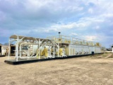 UNUSED DRAGON 1000 BBL. 2 TANK MUD SYSTEM W/ MIXING SKID COMPLETE PACKAGE LOTS 181 THRU 183