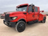 2015 INTERNATIONAL TERRASTAR CLASS V CREW CAB MEDIUM DUTY HAUL TRUCK, 4X4