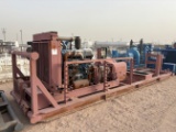 DETROIT DIESEL 14.0L SERIES 60 ENGINE & ALLISON HT750DRD TRANSMISSION MTD ON 25' X 6.5' PUMP SKI