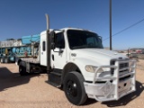 2012 FREIGHTLINER M2 106 S/A SLEEPER FLATBED TRUCK