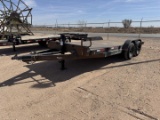 2010 18 X 7 T/A BUMPER PULL CAR HAULER TRAILER