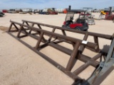 (2) 24' X 3' TRIANGLE PIPE RACKS