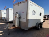 2011 CARGO CRAFT EXPEDITION 12' T/A BUMPER PULL DOGHOUSE TRAILER