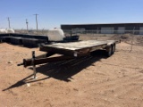 SHOP MADE 24'FLAT BED HAULER