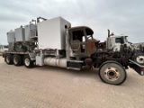 BODY LOAD CEMENT PUMP EQUIPMENT ON BURNED MACK TRUCK