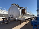 2011 TROXELL 140BBL ALUMINUM T/A VACUUM TRAILER