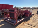 2000 EWCO W-440 TRIPLEX PUMP UNIT, SKIDDED