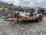 10K 3GPM TRI-PLEX PUMP P/B DIESEL ENGINE MTD ON 2012 HORSE CREEK BP  PRESSURE TESTING TRAILER