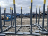 (2) 8'T WORKS STRING TUBING RACKS W/ FORK POCKETS FOR 2-3/8 & 2-7/8 TUBING