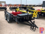 SHOPBUILT 10' X 5' T/A BUMPER PULL BOP TRAILER W/ 7-1/16