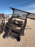 (2) WINCH TRUCK HEADACHE RACKS W/ BRADEN / TULSA WINCHES