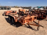 SHOLPBUILT 10' X 5' T/A BUMPER PULL BOP TRAILER