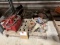 (4) PALLETS OF TAP AND DIE SETS, MANUAL HYDRAULIC PUMPS, PNEUMATIC JACK, HOIST HOOKS, VALVE PARTS, E