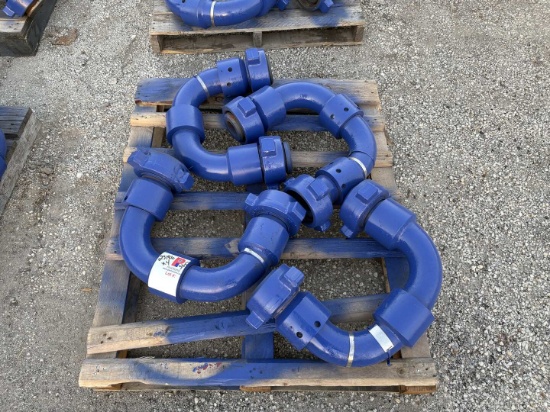 (4) RECON (NOT CERTIFIED)STYLE 10 3" FIG 1502 15K WP CHIKSANS