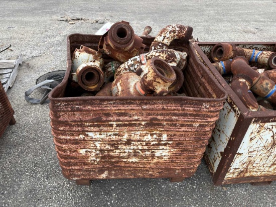 CRATE W/ (8+) STYLE 50 3" DC15 CHIKSANS & (2) 3" PLUG VALVES