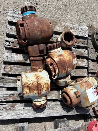 (4) WOOD FLP 3" 1502 15K WP PLUG VALVES