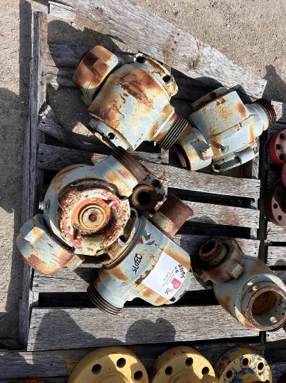 (4) UNUSED WOOD FLP 3" 1502 HD 15K WP PLUG VALVES