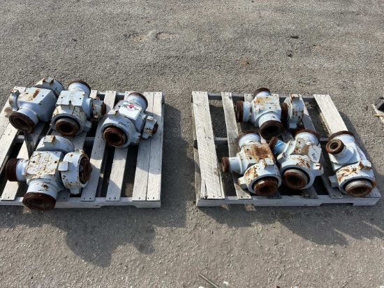(8) 2-PALLETS UNUSED KEMPER 4" X 2" FIG 1502 15K TEES