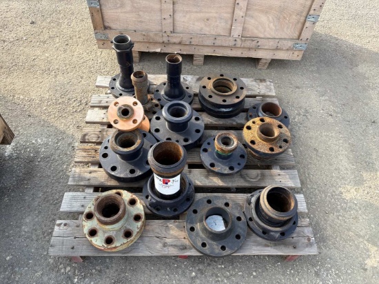 PALLET OF (15) ASSORTED 2", 3" ADAPTER FLANGES