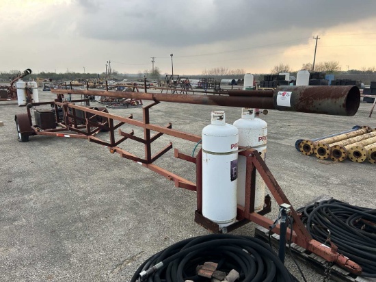 4-1/2" X 20' S/A FLARE STACK TRAILER