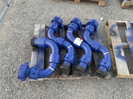 (4) RECON (NOT CERT) STYLE 10 3" FIG 1502 15K WP CHIKSANS