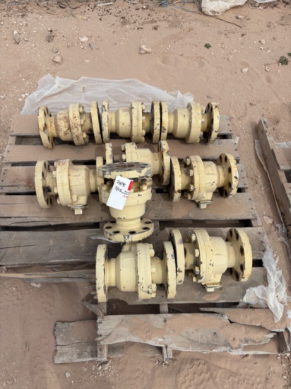 (9) BALON 3" CLASS 300 FLOATING BALL VALVES