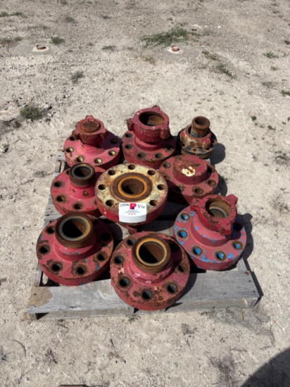 (4) 4" 15K WECO FLANGES, (4) 3" 15K WECO FLANGES