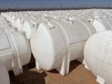 (12) UNUSED AXIS MOLDINGS 520 GALLON HORIZONTAL POLY TANKS