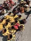(3) PALLETS OF (35+) VARIOUS SIZE WECO 10K & 15K WP ADAPTER FLANGES