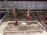 (2) PNEUMATIC & (1) MANUAL GREASE GUNS