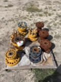 (9) ASSORTED SPACER SPOOLS