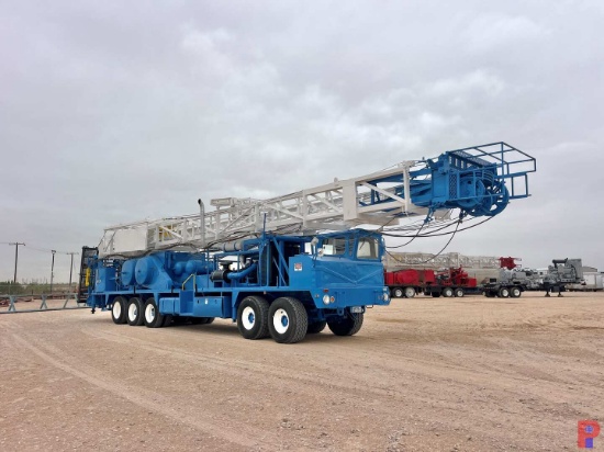 SJ PETROLEUM DD 104-225K 5-AXLE WELL SERVICE WORKOVER RIG