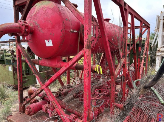 MUD GAS SEPARATOR W/ CHOKE MANIFOLD MTD ON SKID